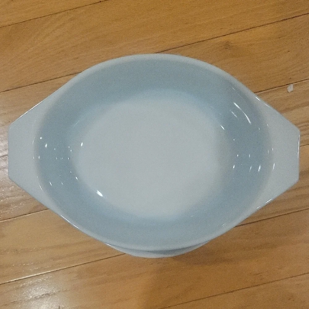 Vintage Pyrex 043 Turquoise Snowflake 1.5 Casserole Dish - Picture 6 of 15